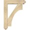 Ekena Millwork Westlake Arts and Crafts Rough Sawn Bracket w/ Offset Brace, Douglas Fir, 6"W x 24"D x 32"H BKT0604X24X32WTL03RDF - alternate 4